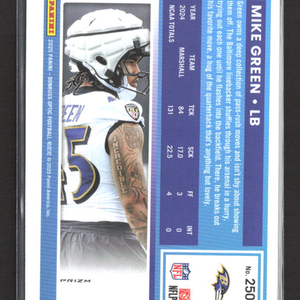 2025 Panini Donruss Optic Mike Green #250 blue