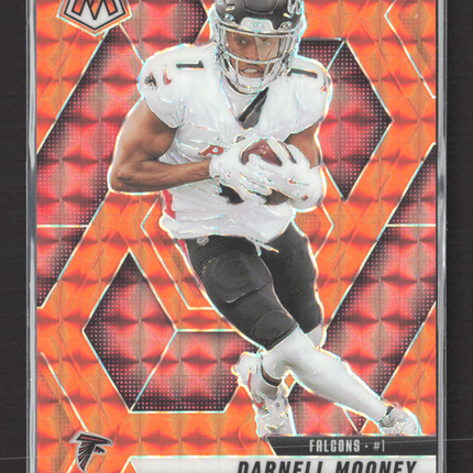 2025 Panini Mosaic Football Darnell Mooney #25 Orange Prizm 162/199