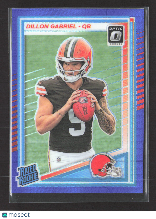 2025 Panini Donruss Optic Prizm Dillon Gabriel #263 Blue