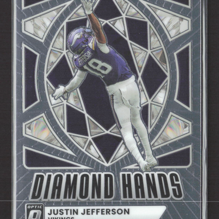 2025 Panini Donruss Optic Diamond Hands Justin Jefferson #8