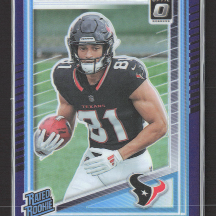 2025 Panini Donruss Optic Prizm Jayden Higgins #225 Purple 39/60