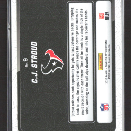 2025 Panini Donruss Optic Passing Grade C.J. Stroud #9