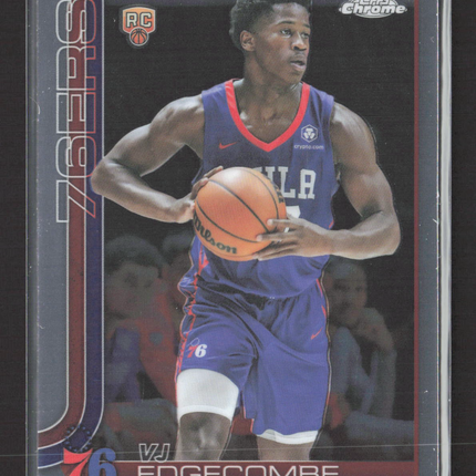 2025 Topps Chrome Basketball VJ Edgecombe #253 RC