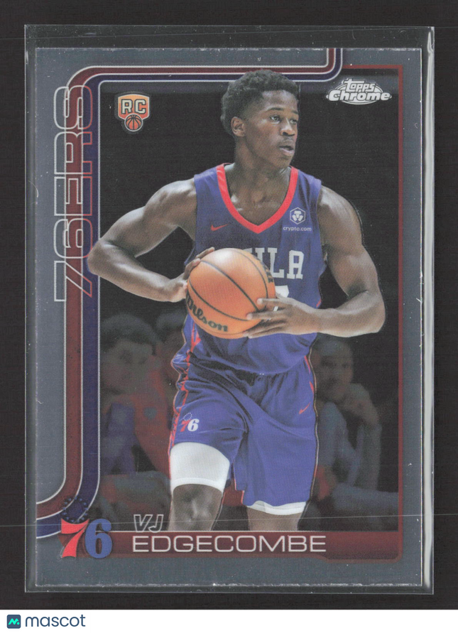 2025 Topps Chrome Basketball VJ Edgecombe #253 RC