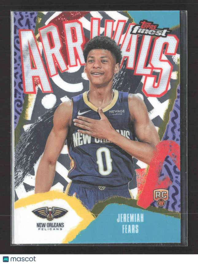 2026 Topps Finest Arrivals Jeremiah Fears #A-7 RC