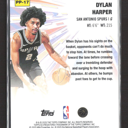 2025 Topps Power Players Dylan Harper #PP-17 RC