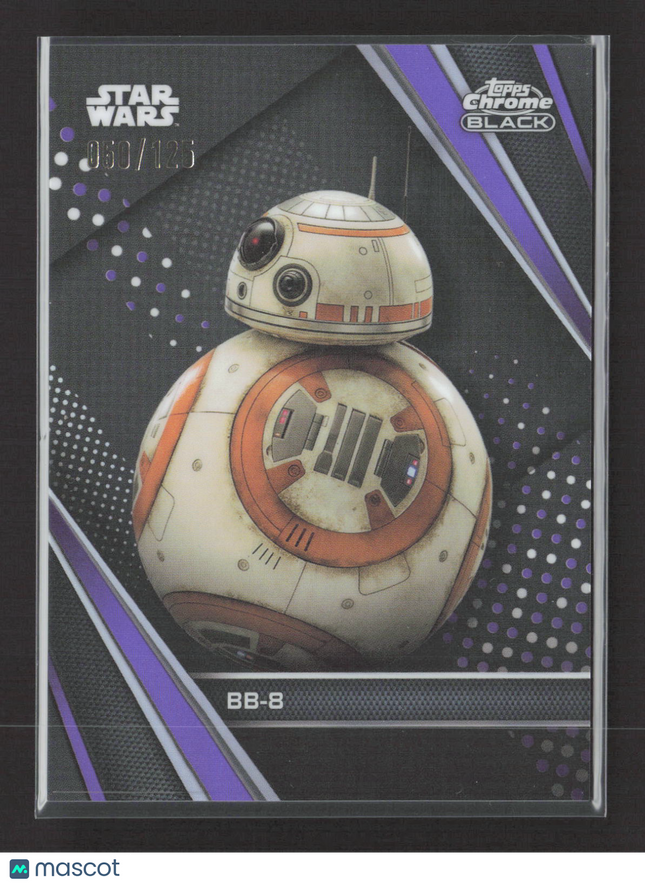 2020 Topps Chrome Black Star Wars 050/125 #5 purple