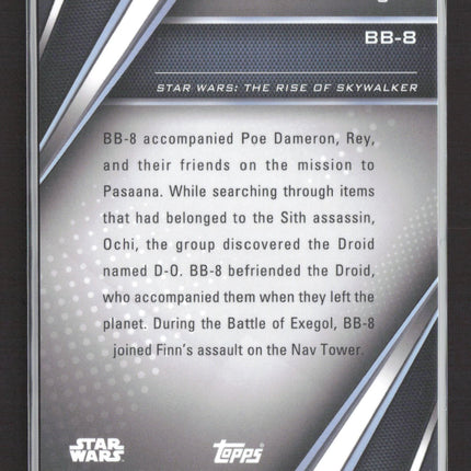 2020 Topps Chrome Black Star Wars 050/125 #5 purple