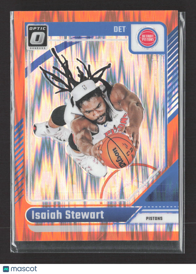 2025 Panini Donruss Optic Basketball Isaiah Stewart #81 Orange Prizm /225
