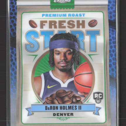 2025 Topps Chrome Fresh Start DaRon Holmes II #FS-12 RC