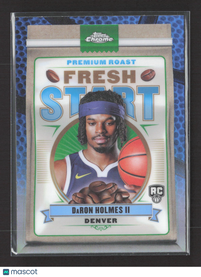 2025 Topps Chrome Fresh Start DaRon Holmes II #FS-12 RC