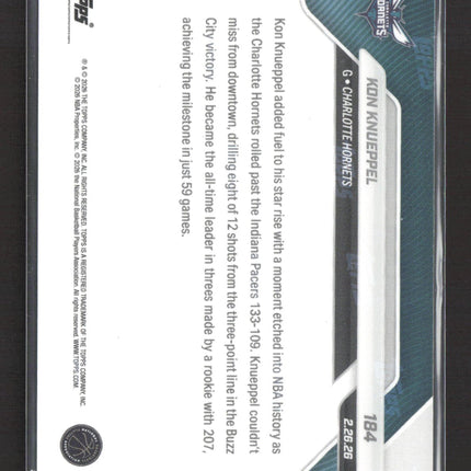 2026 Topps Now Kon Knueppel #184 RC