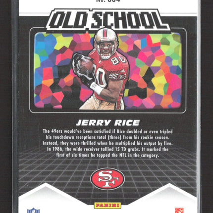 2020 Panini Mosaic Prizm Old School Jerry Rice #OS4 Green