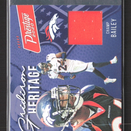 2020 Panini Prestige Gridiron Heritage Champ Bailey #GH-CB Jersey