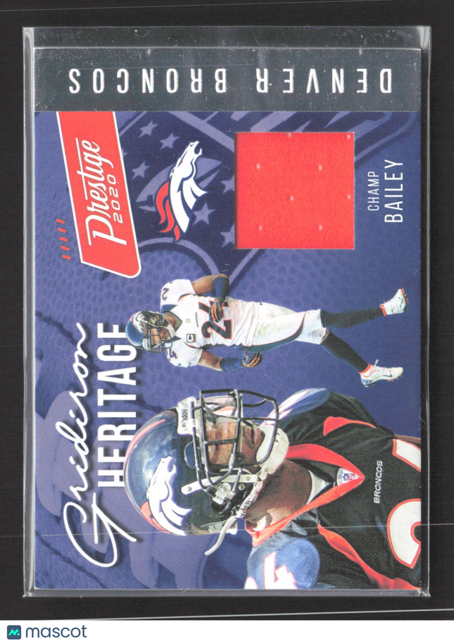 2020 Panini Prestige Gridiron Heritage Champ Bailey #GH-CB Jersey