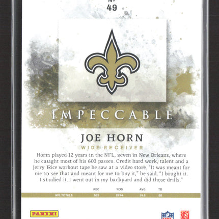 2025 Panini Impeccable Joe Horn #49 53/60