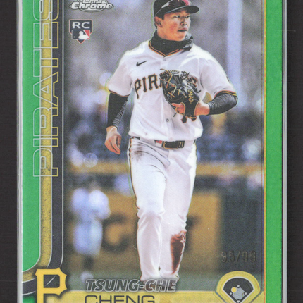 2025 Topps Chrome Tsung-Che Cheng #USC74 Green RC 95/99