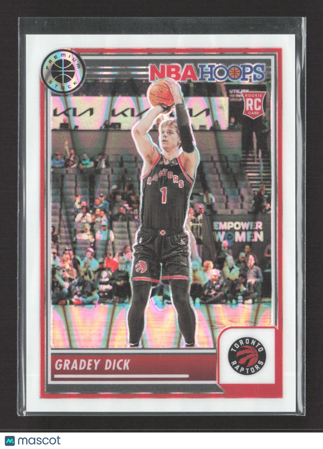 2024 Panini NBA Hoops Premium Stock Gradey Dick #251 RC White Shock /75