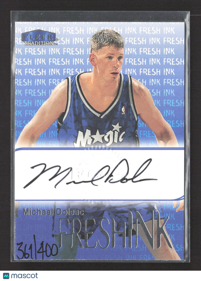 1999 Fleer Tradition Fresh Ink Michael Doleac Auto /400