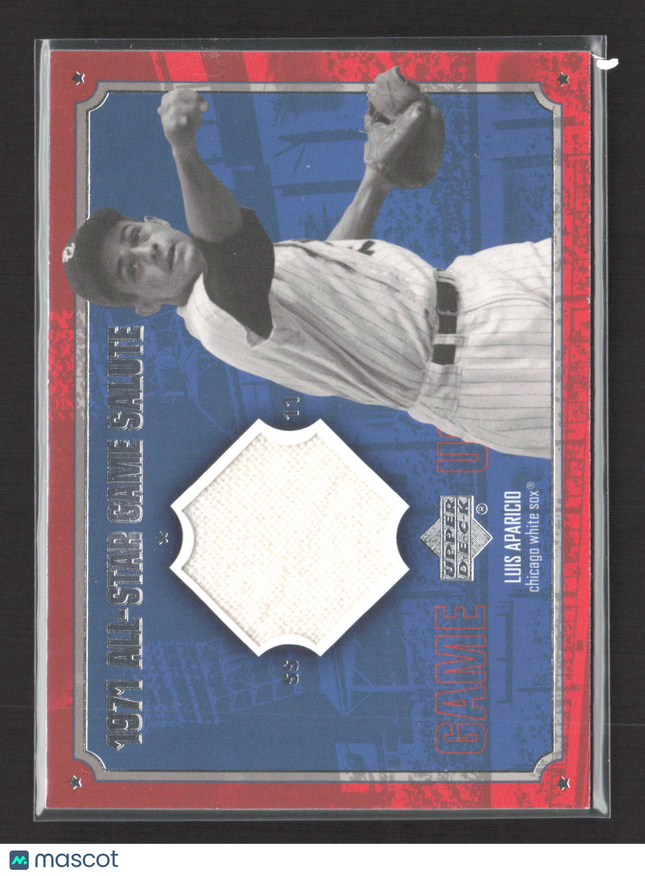 2001 Upper Deck All-Star Game Salute Luis Aparicio #AS-LA Game-Used Jersey