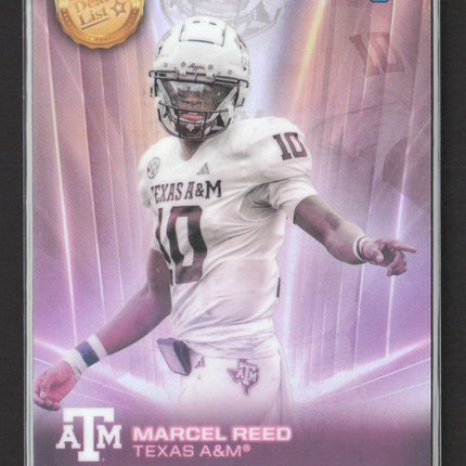 2025 Topps Bowman Chrome Dean's List Marcel Reed #DL-1