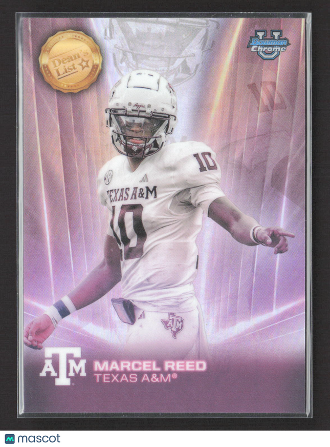 2025 Topps Bowman Chrome Dean's List Marcel Reed #DL-1
