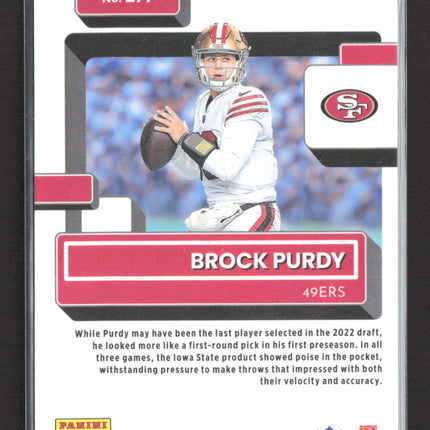 2023 Panini Donruss Optic Brock Purdy #277 Holo