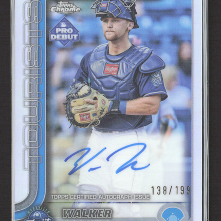 2025 Topps Chrome Pro Debut Walker Janek #PDC-19 Refractor Auto 138/199