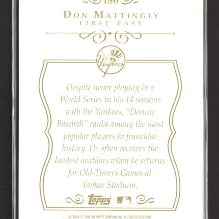 2008 Topps Sterling Don Mattingly #186 202/250