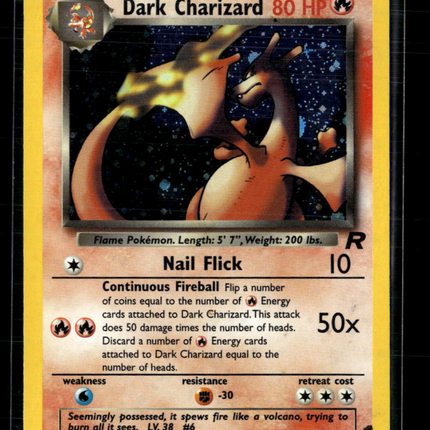 Pokemon 2000 Team Rocket Dark Charizard #4/82