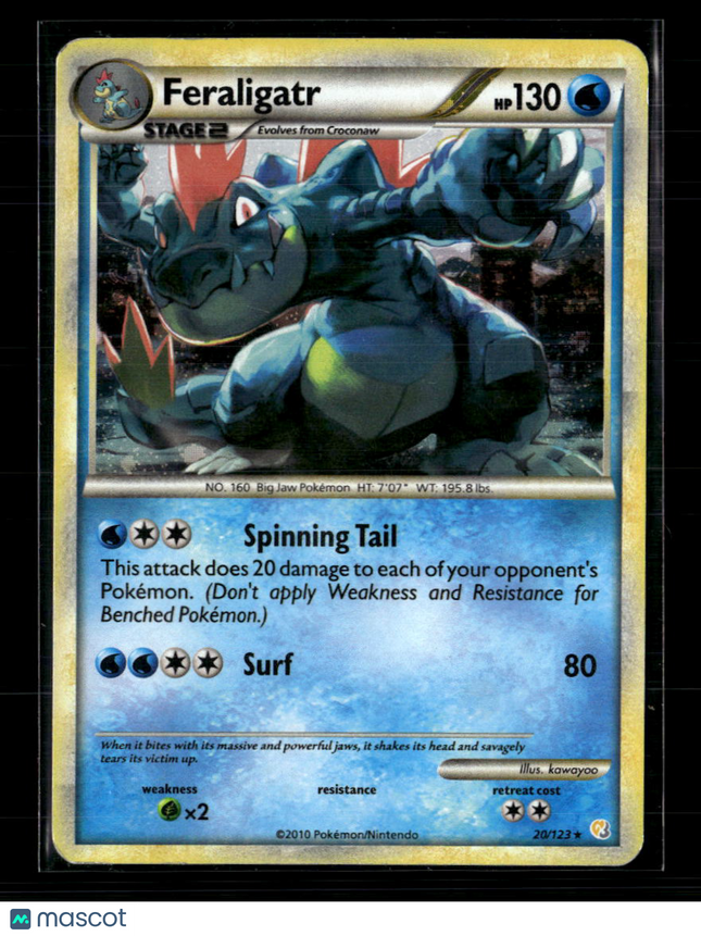 Pokemon 2010 HeartGold & SoulSilver Feraligatr #20/123