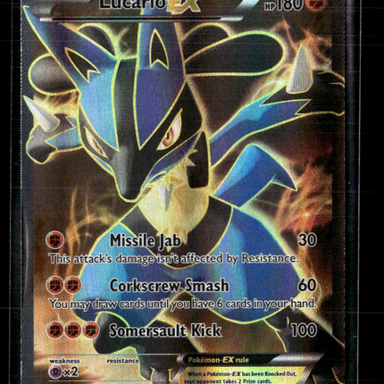 Pokemon 2014 Furious Fists Lucario EX FA #107/111