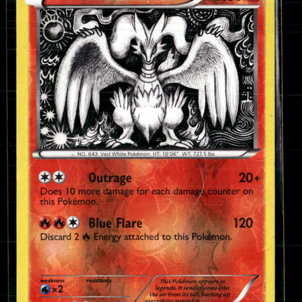 Pokemon 2013 Legendary Treasures Reshiram #28/113