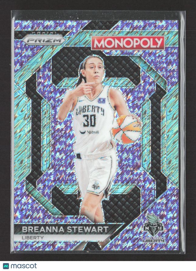 2024 Panini Prizm Monopoly Breanna Stewart #WNBA4 Purple 18/50