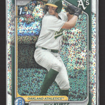 2024 Bowman Chrome Nick Kurtz #BDC-56 Speckle Refractor /299