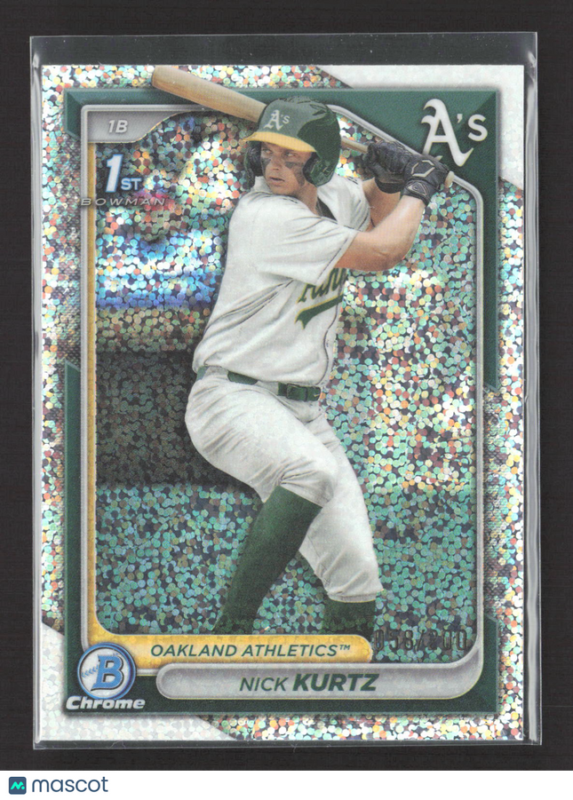 2024 Bowman Chrome Nick Kurtz #BDC-56 Speckle Refractor /299