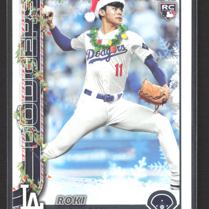 2025 Topps Holiday Roki Sasaki #H23 RC Lights sp