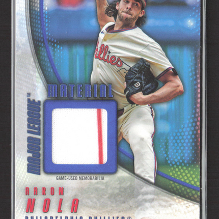 2025 Topps Major League Material Aaron Nola #MLM2-AN Jersey Patch 066/150