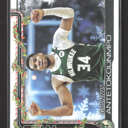 2025 Topps Holiday Giannis Antetokounmpo #SSB-GA Cookie Back