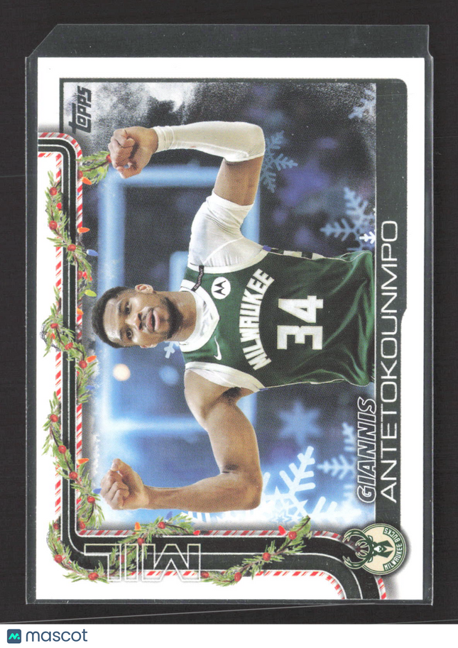 2025 Topps Holiday Giannis Antetokounmpo #SSB-GA Cookie Back