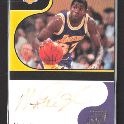 2001 Topps Stadium Club Magic Johnson #LS-MJ Auto