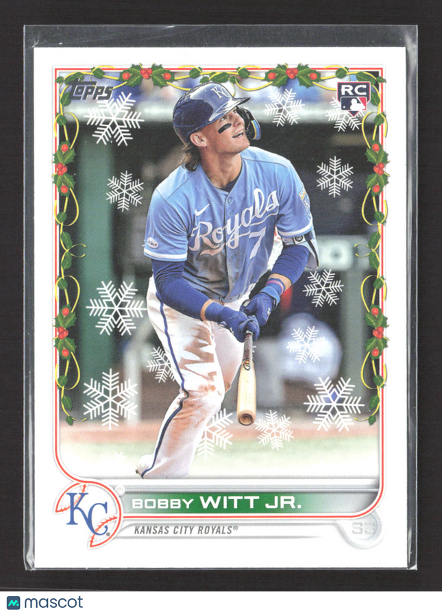 2022 Topps Holiday Bobby Witt Jr. #HW150 RC