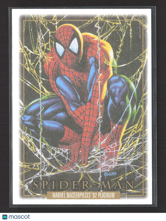 2024 Upper Deck Marvel Masterpieces '92 Platinum  Spiderman Joe Jusko Canvas #87