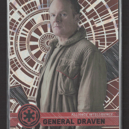 2017 Topps Star Wars High Tek Alistair Petrie 23/25 #72 General Draven
