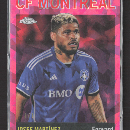 2024 Topps Chrome Sapphire MLS Josef Martínez #64T-19 Padparascha 1/1