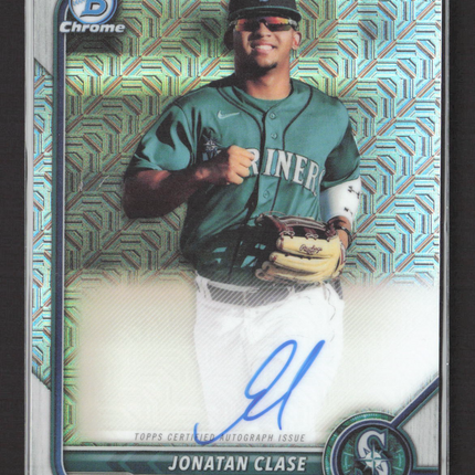 2022 Bowman Chrome Mojo Jonatan Clase #BMA-JC Auto