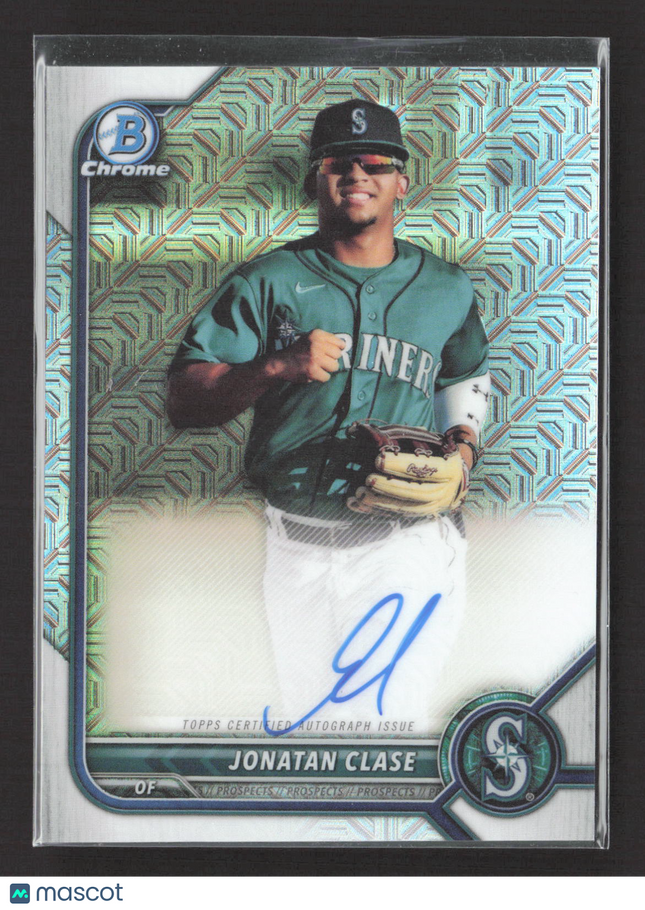 2022 Bowman Chrome Mojo Jonatan Clase #BMA-JC Auto