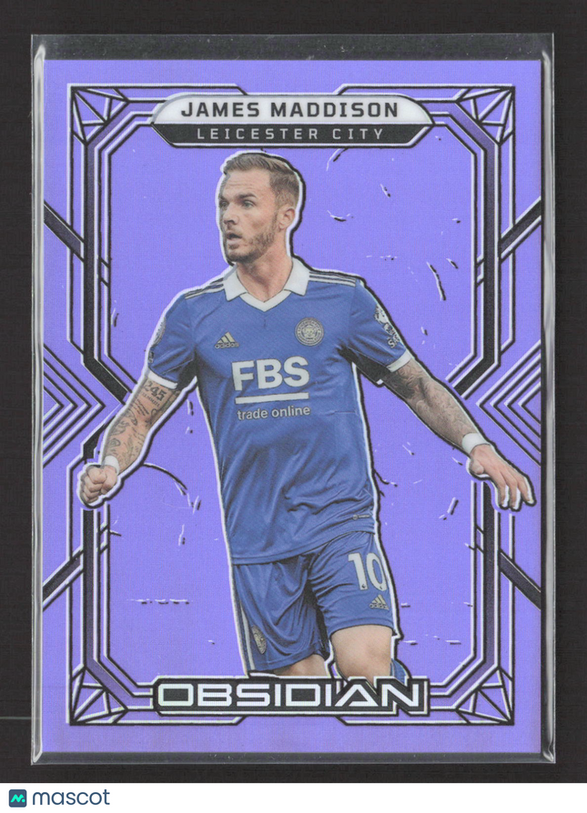 2023 Panini Obsidian Soccer James Maddison #58 Purple 08/25