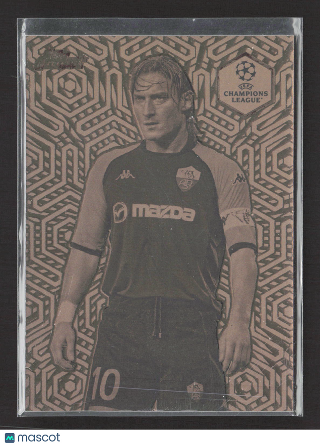 2025 Topps Finest Champions League Finest Idols Francesco Totti #FI-10 Bronze
