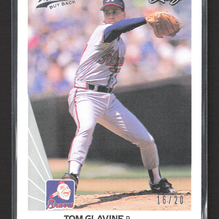 1990 Leaf Memories Buy Back Tom Glavine #13 16/20 Buyback